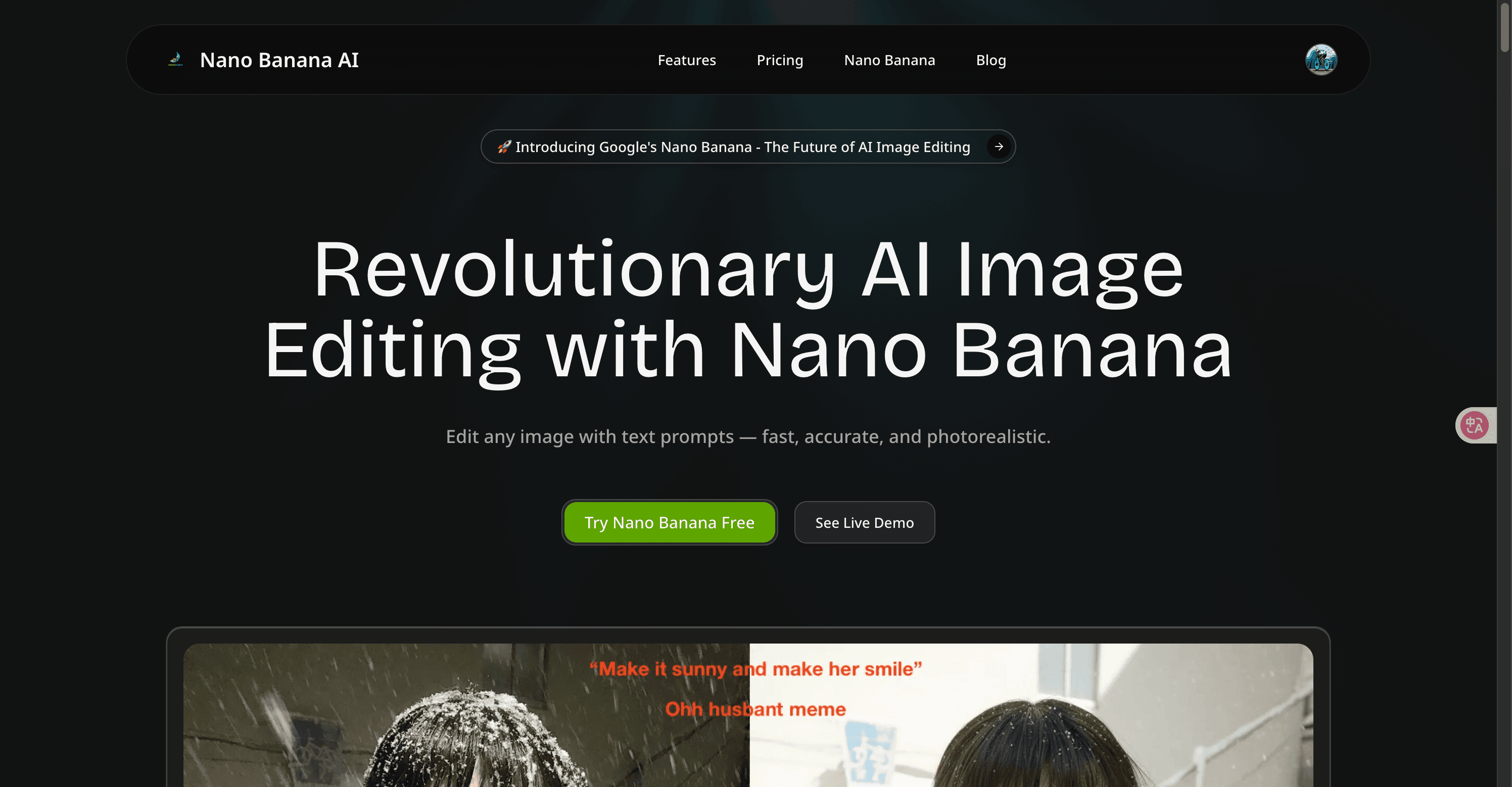 Nano Banana AI screenshot 1
