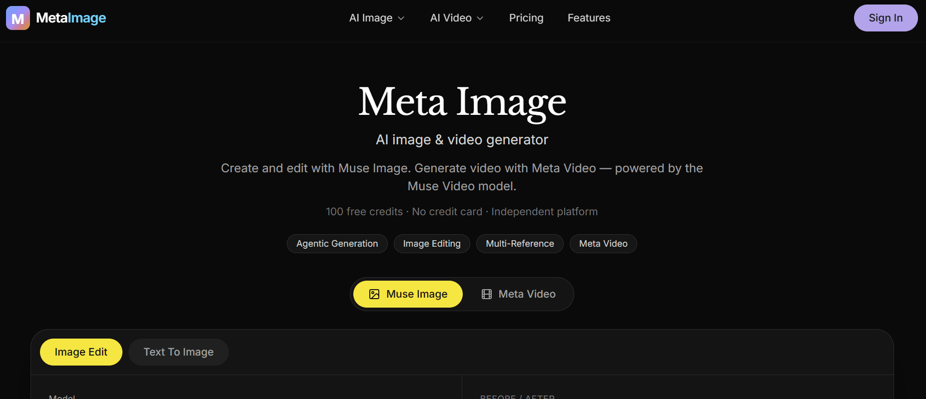 Meta Image screenshot 1