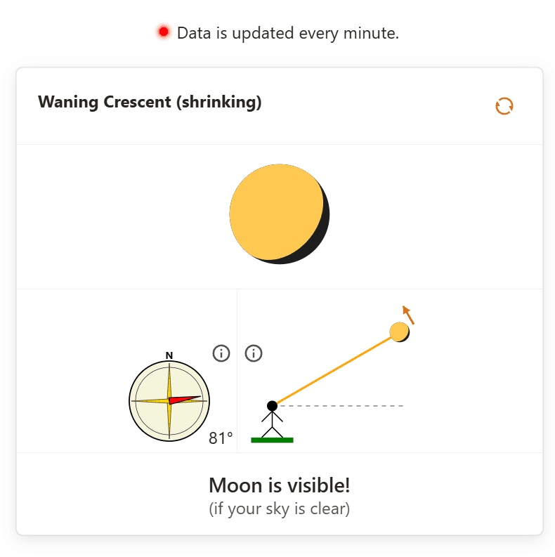 moon finder screenshot 1