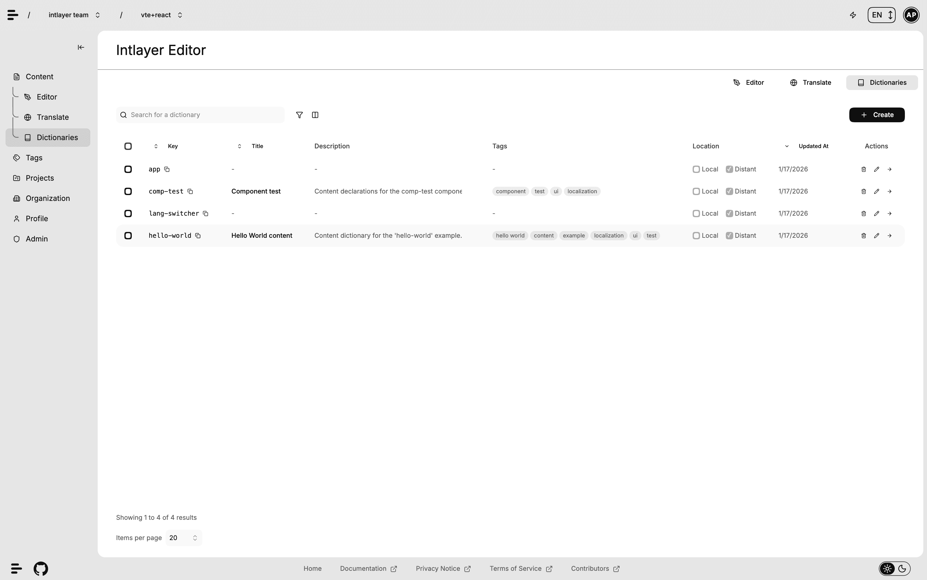 Intlayer screenshot 1