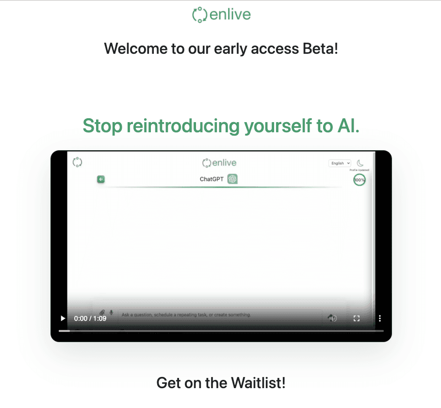 Enlive screenshot 1