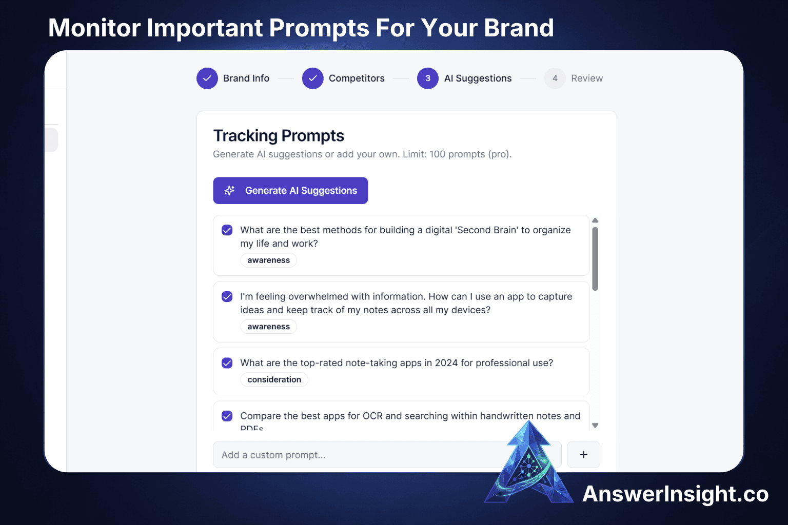 Answer Insight screenshot 1