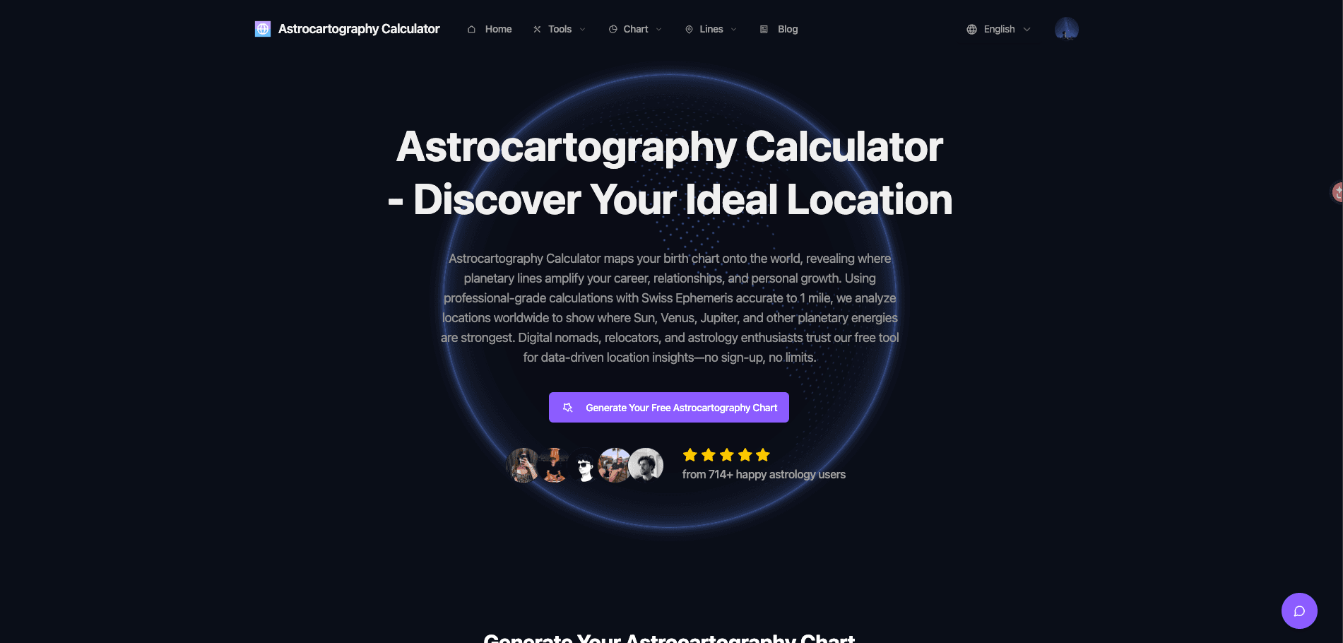 Astrocartography screenshot 1