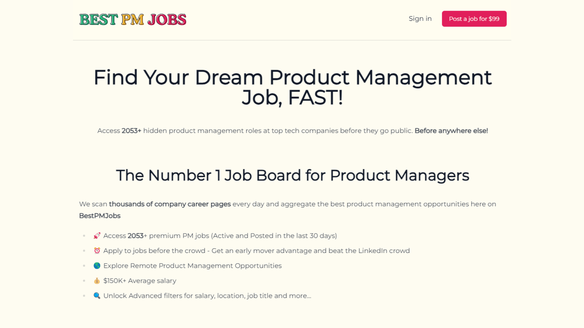 Best PM Jobs screenshot 1