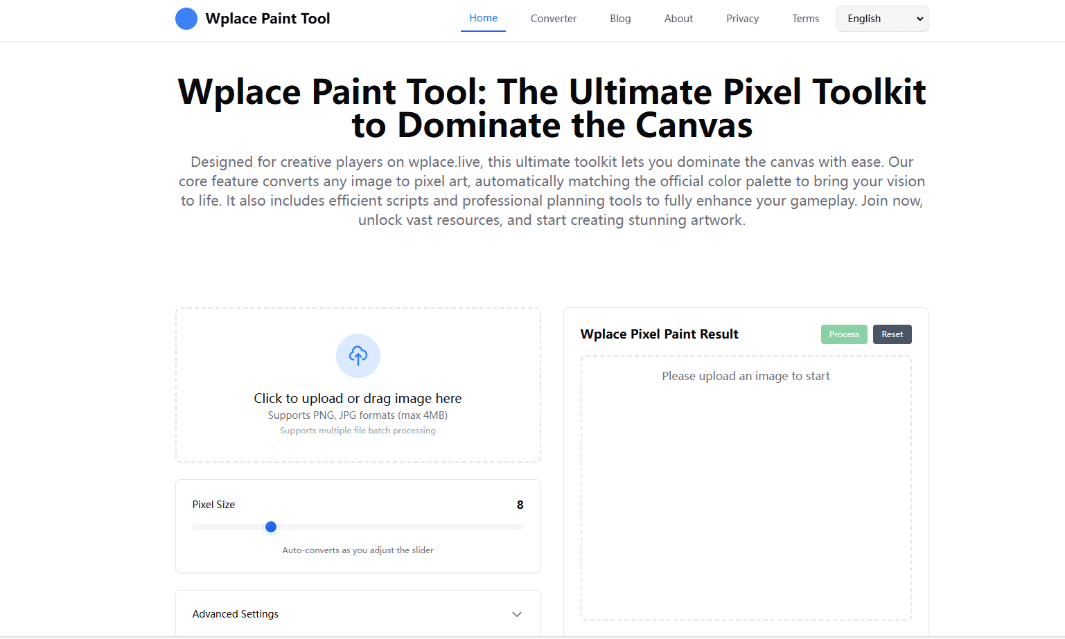 Wplace Paint Tool screenshot 1