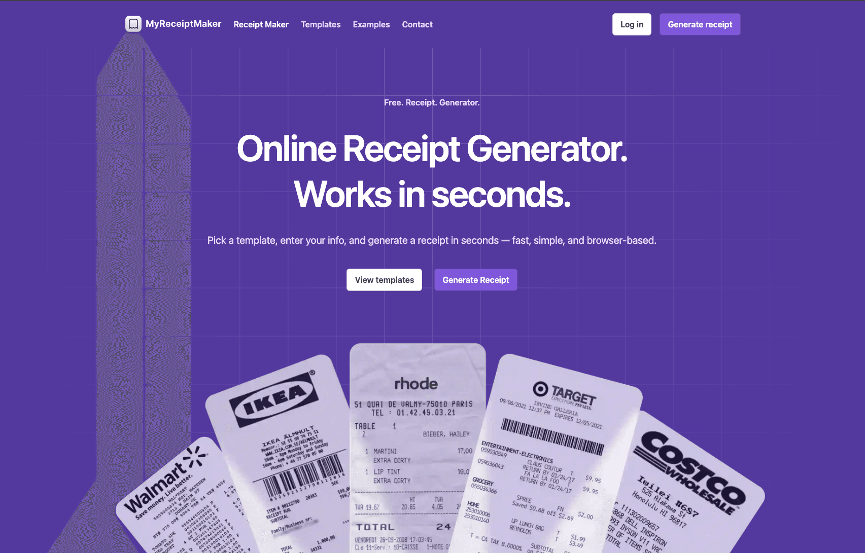 My Receipt Maker screenshot 1