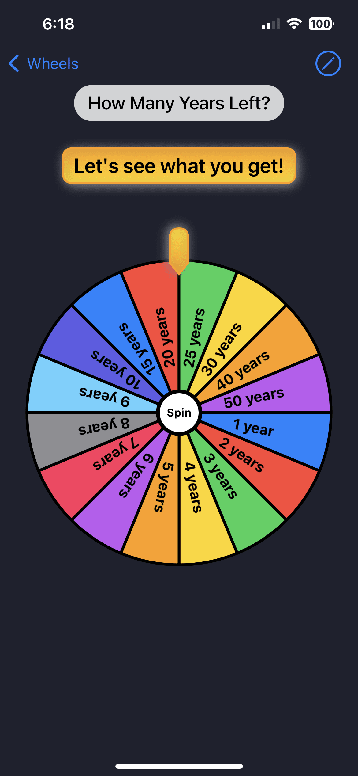 Spin The Wheel & Make Decision screenshot 1