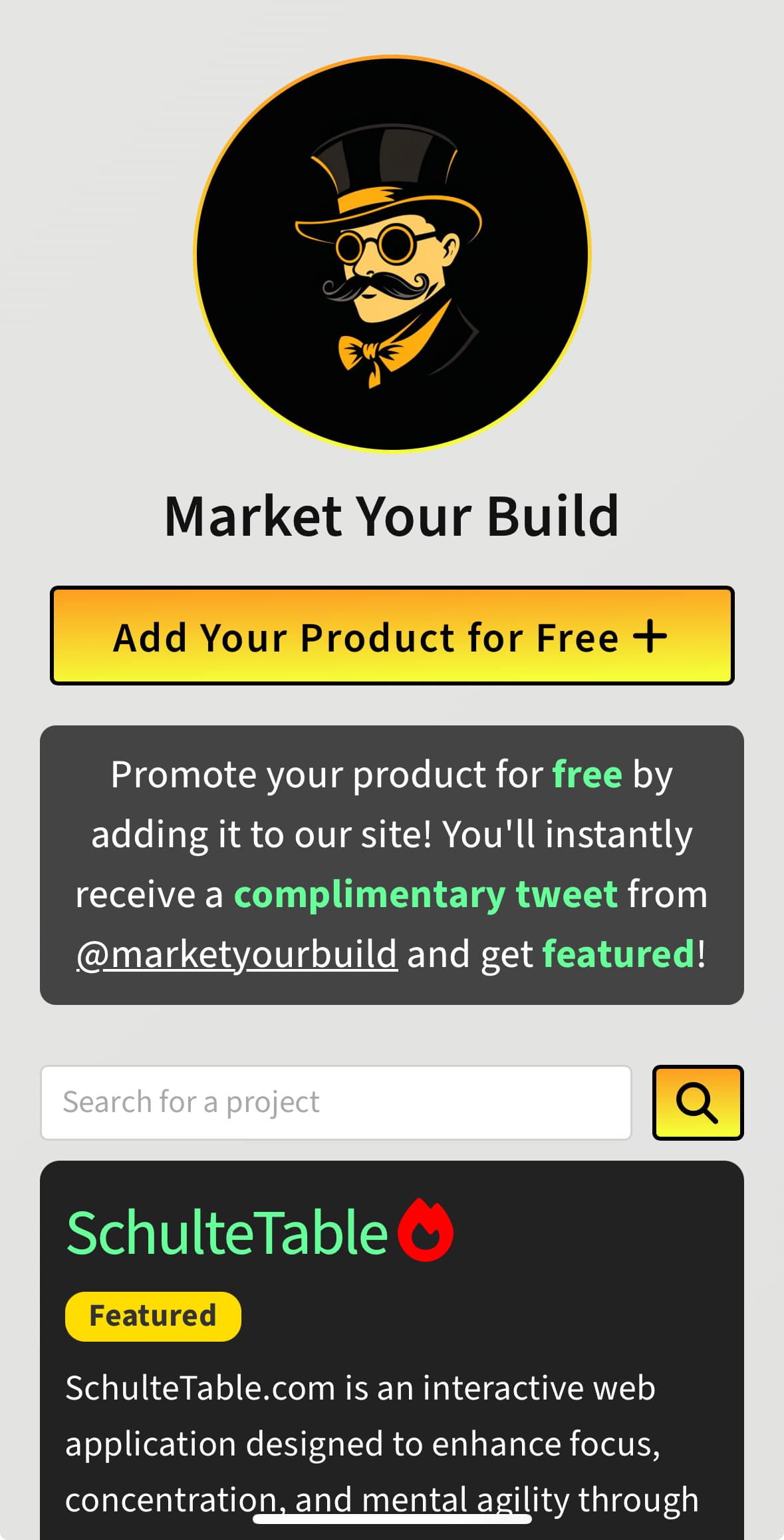 Market Your Build screenshot 1