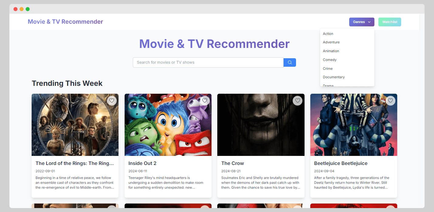 Movie Buddy screenshot 1