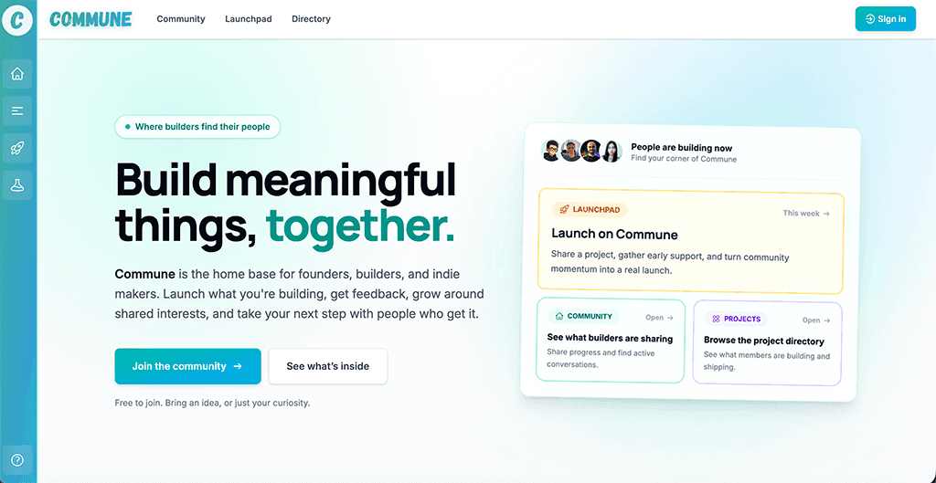 Commune screenshot 1