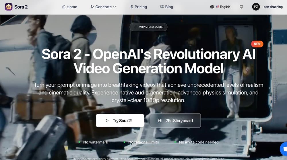 Sora 2 - OpenAI's Revolutionary AI Video screenshot 1
