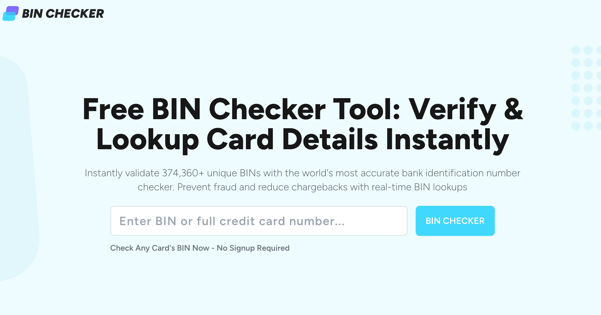 BIN Checker screenshot 1