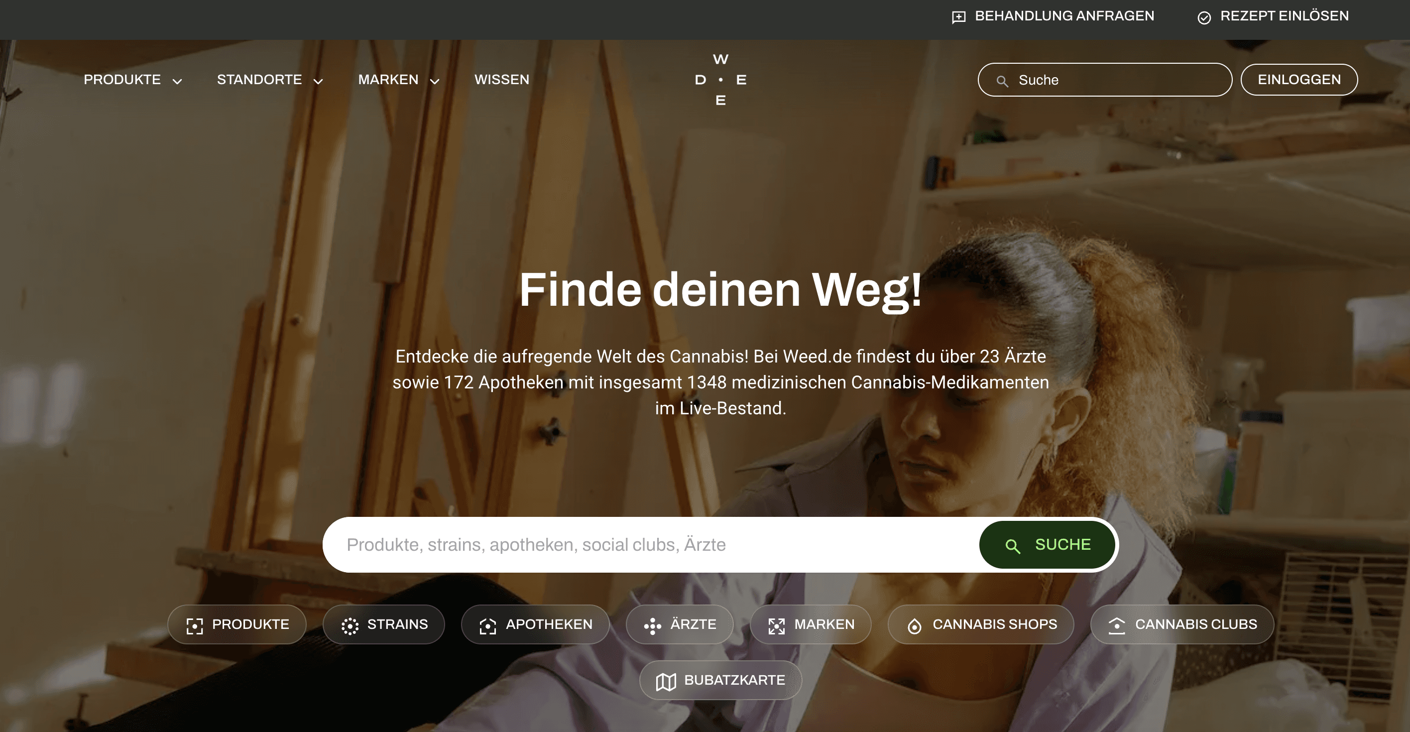 Weed.de screenshot 1
