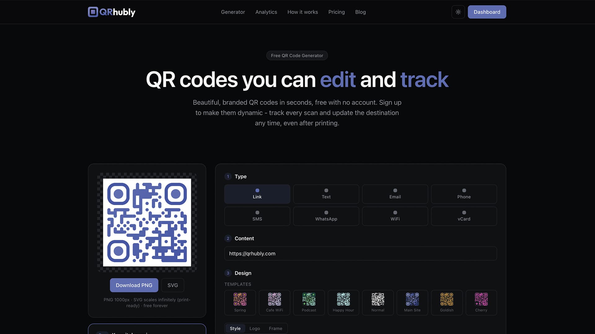 QRhubly screenshot 1