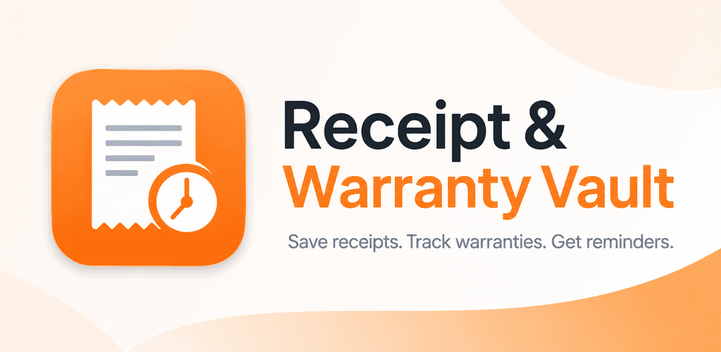 Receipt & Warranty Vault screenshot 1