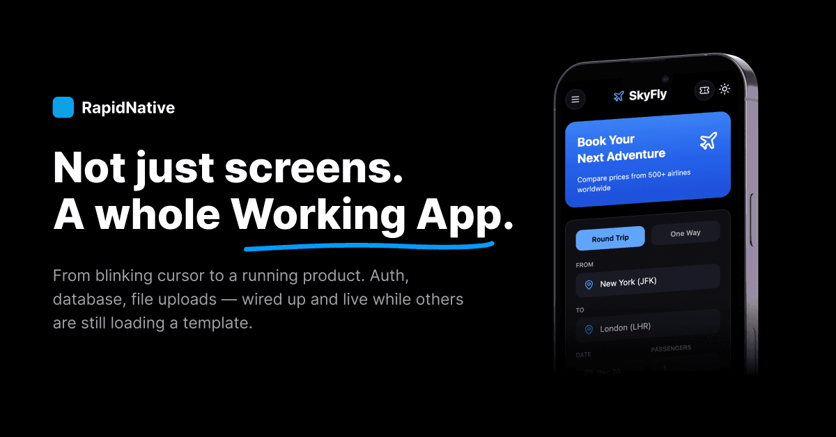 RapidNative screenshot 1