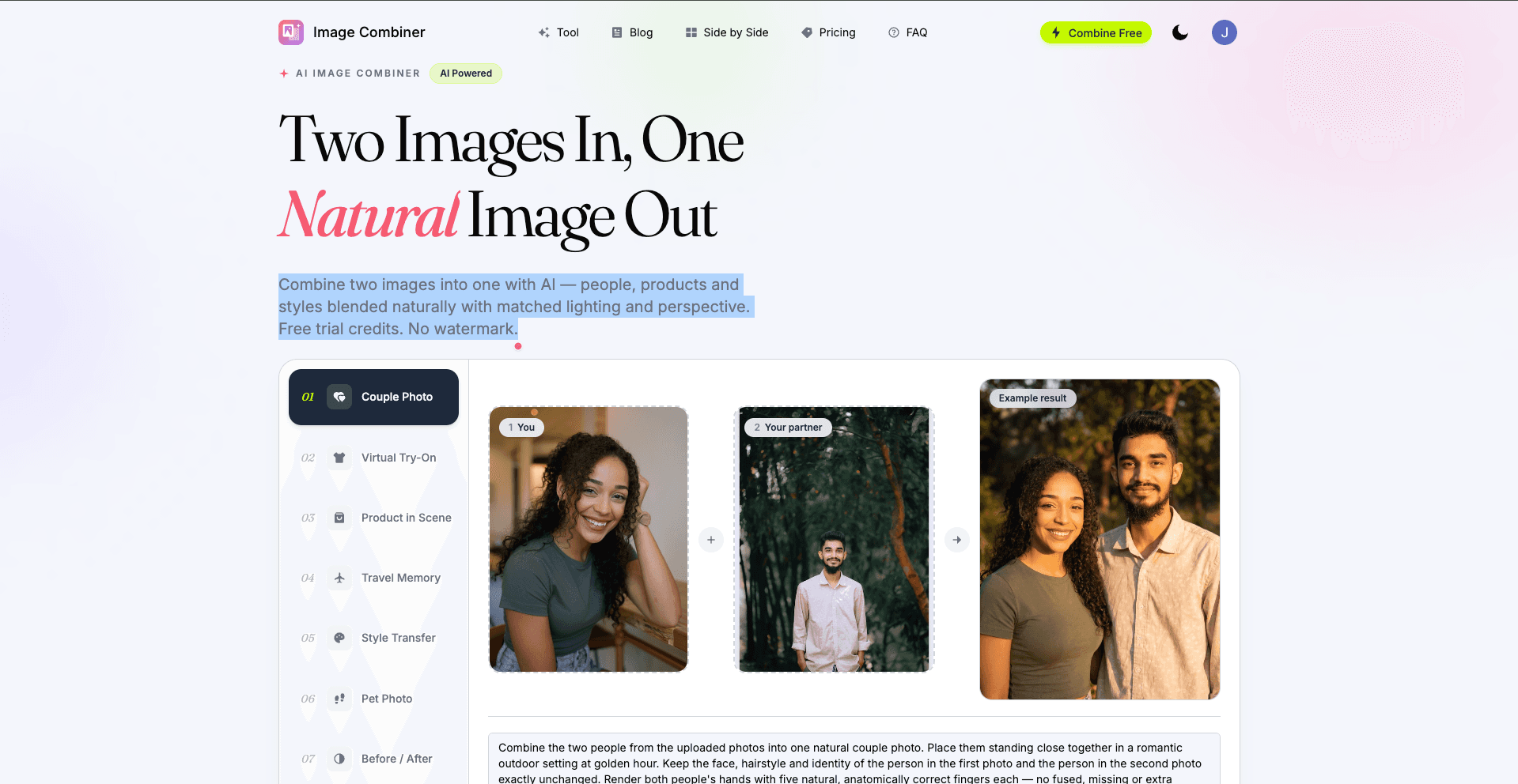  Image Combiner screenshot 1