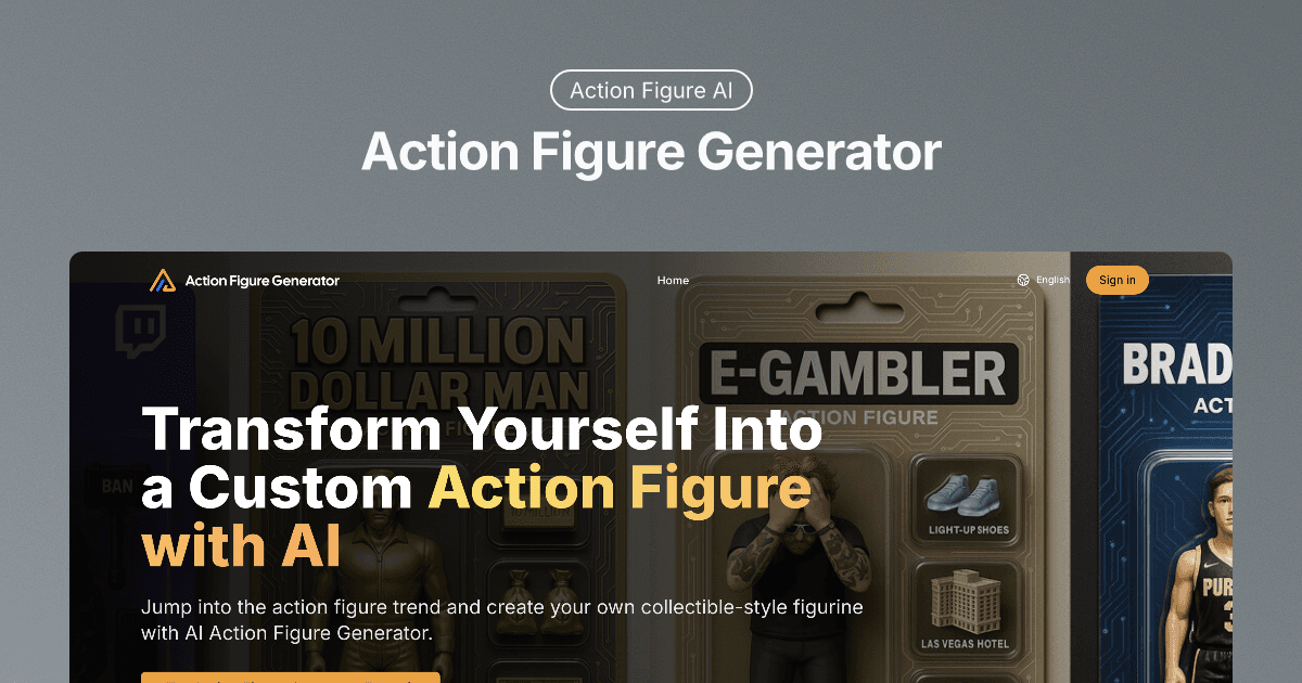 Action Figure AI Generator screenshot 1