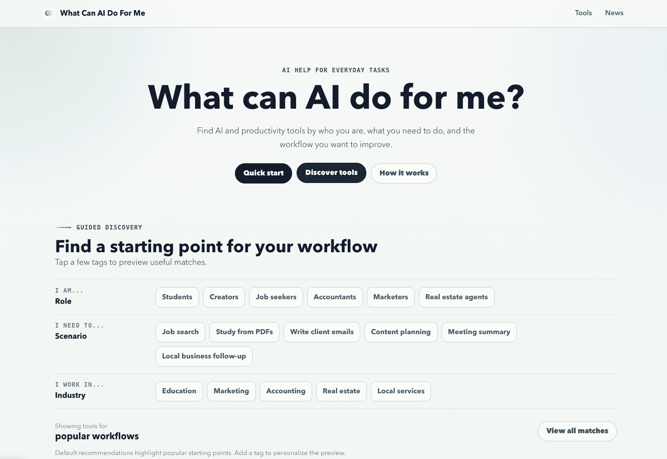 What Can AI Do For Me screenshot 1