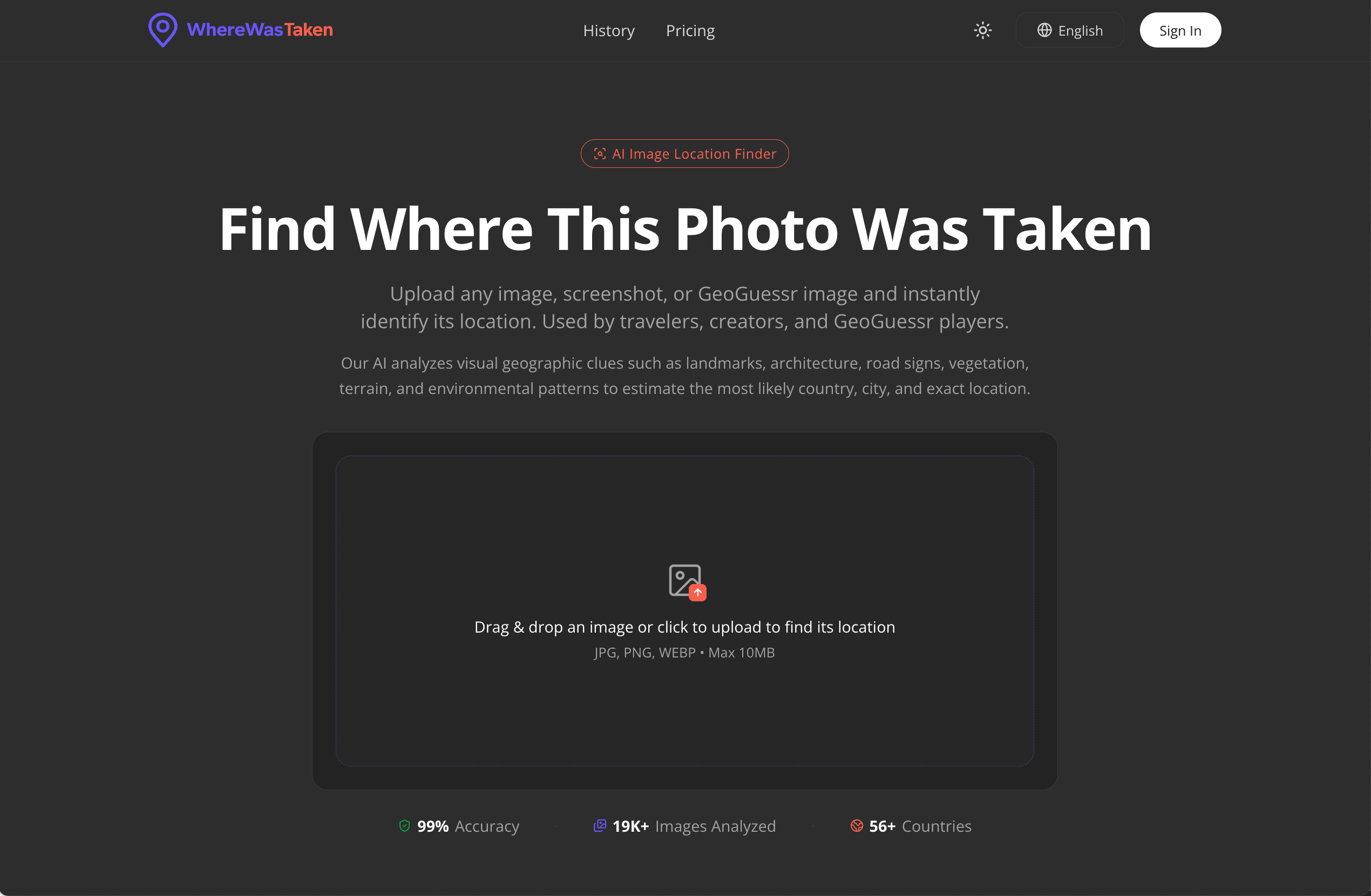 WhereWasTaken screenshot 1