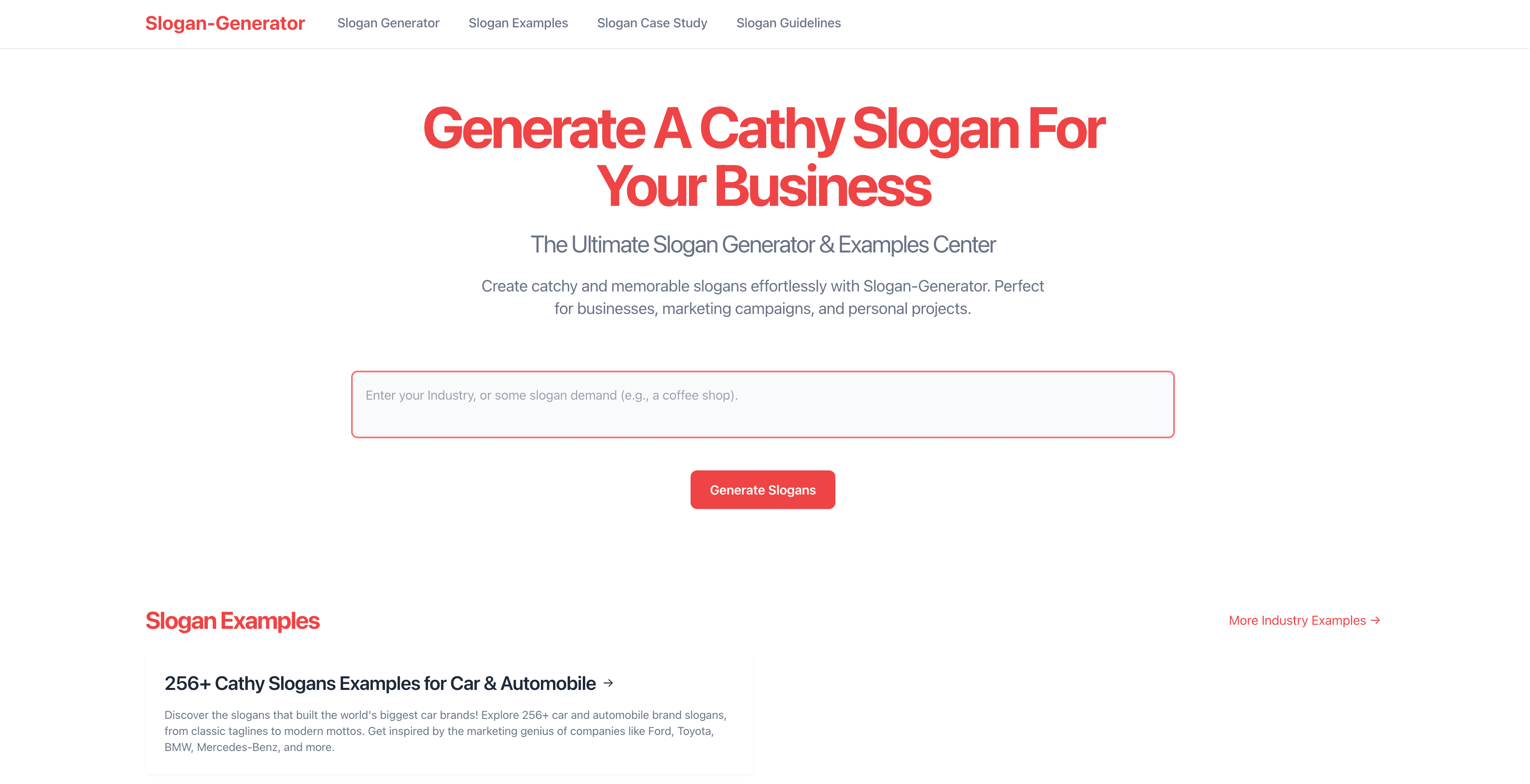 Slogan Generator screenshot 1