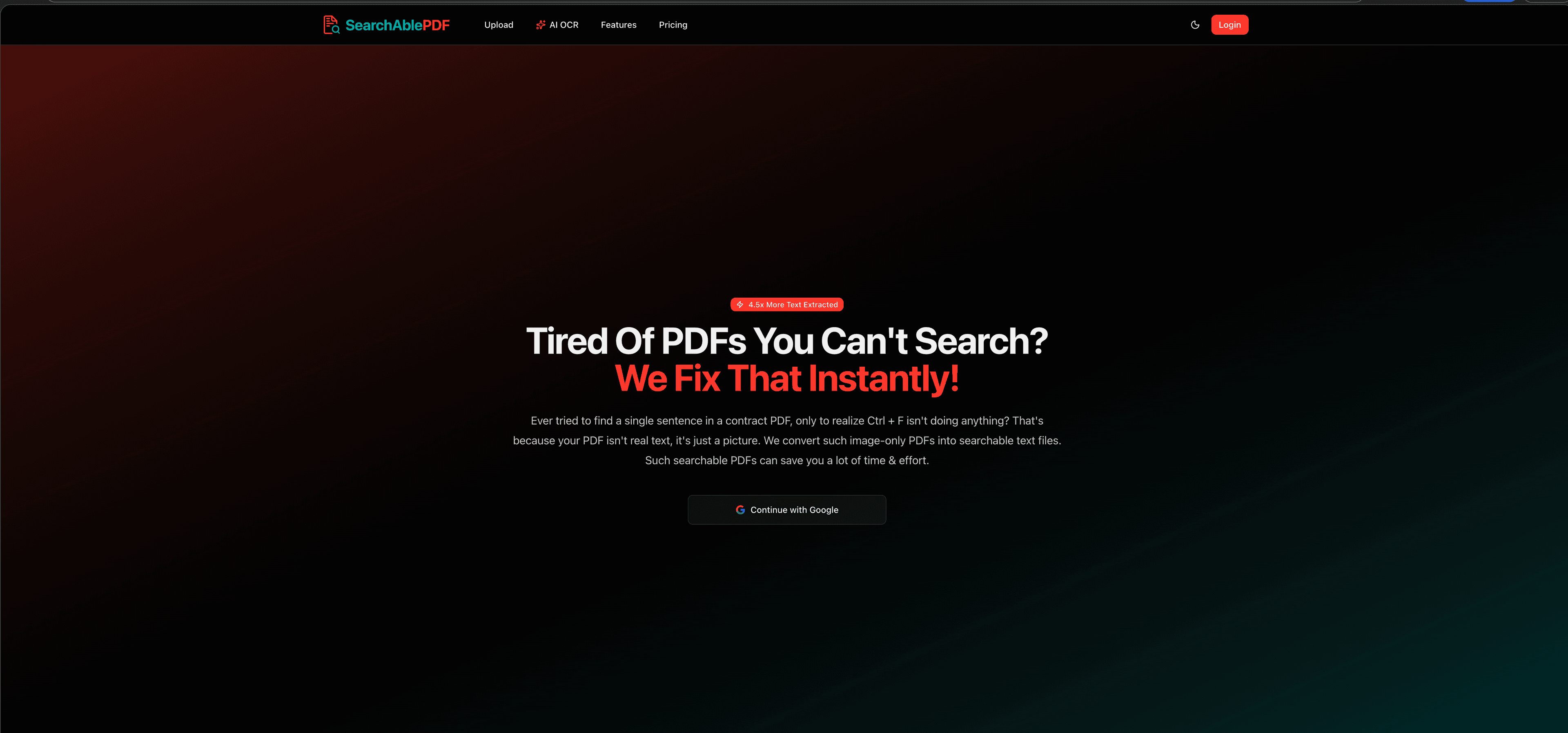 SearchAblePDF screenshot 1