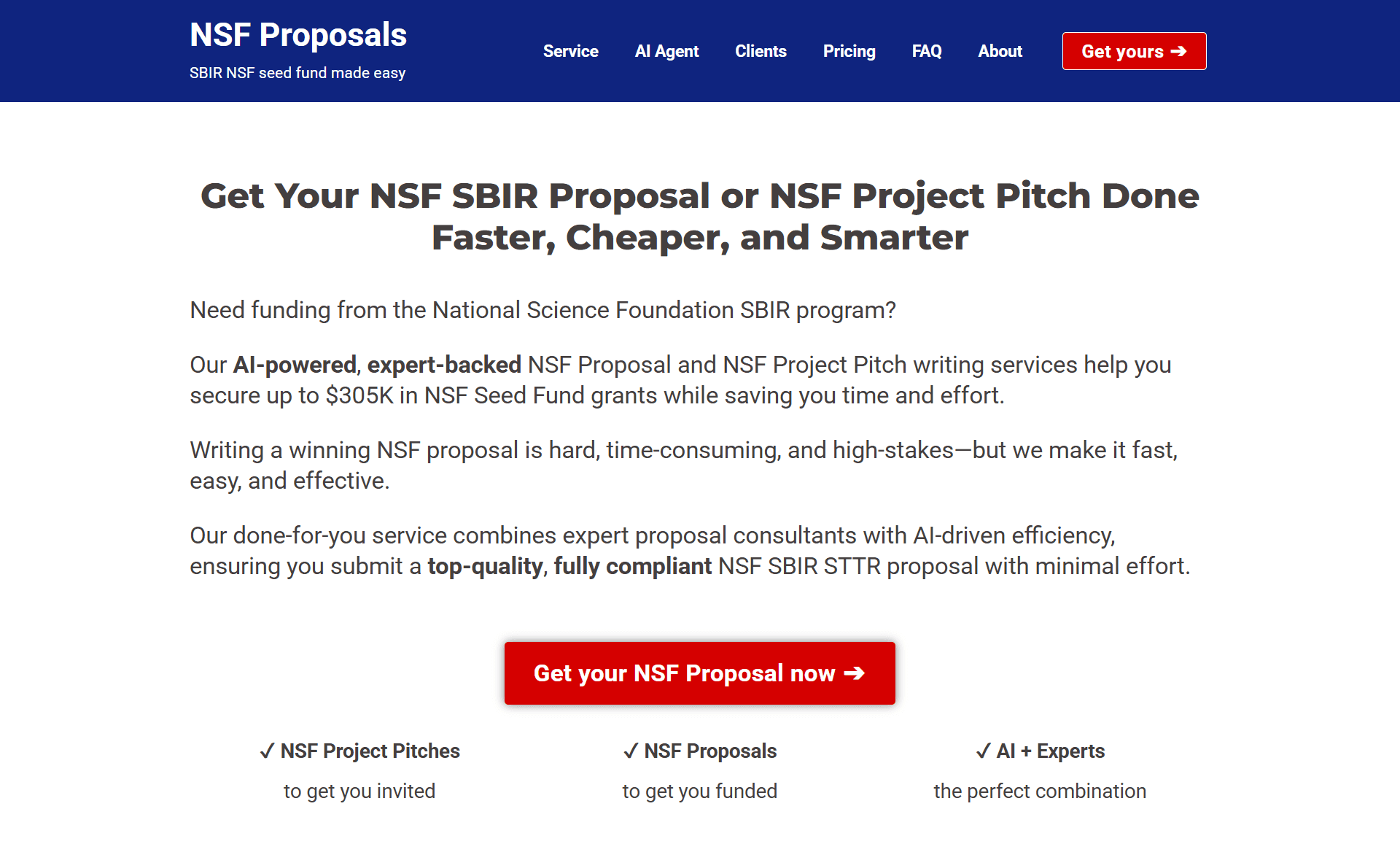 NSF Proposals screenshot 1