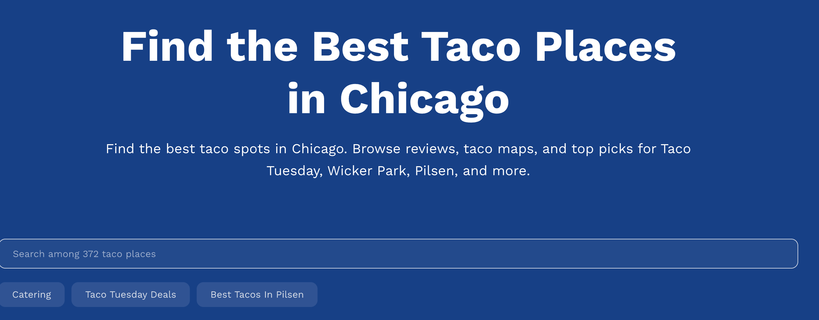 Chicago Taco Spot screenshot 1