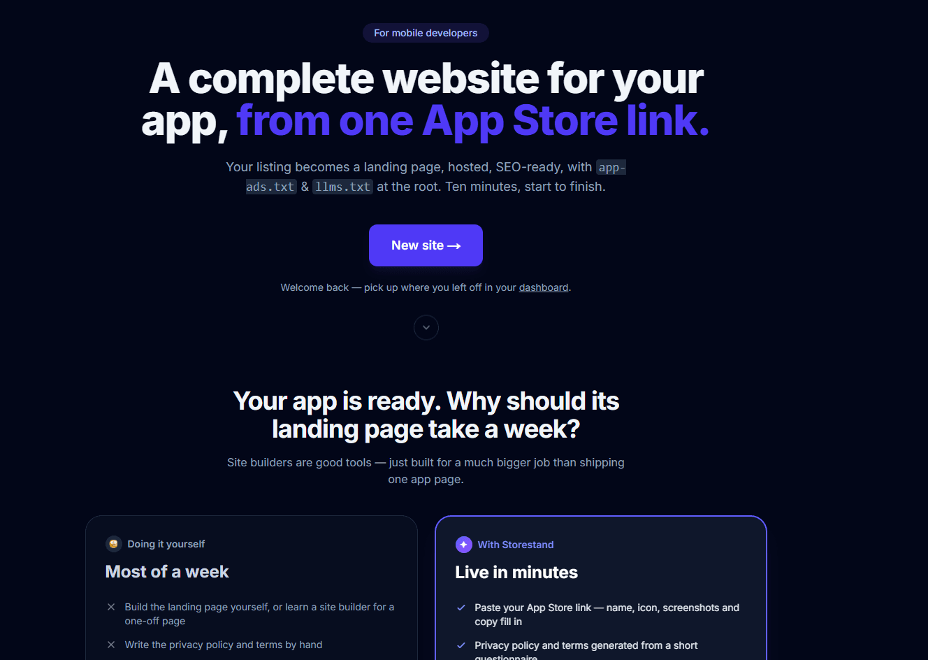 Storestand screenshot 1