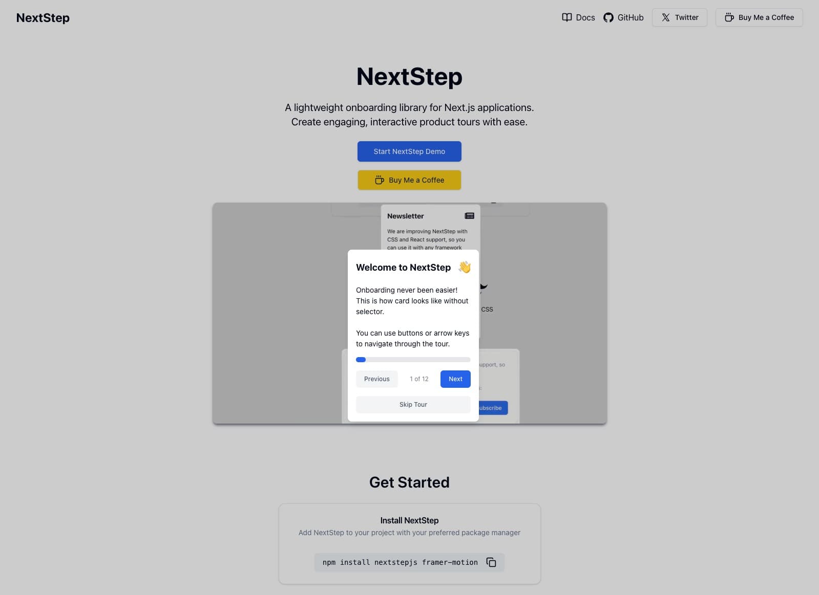 NextStep screenshot 1