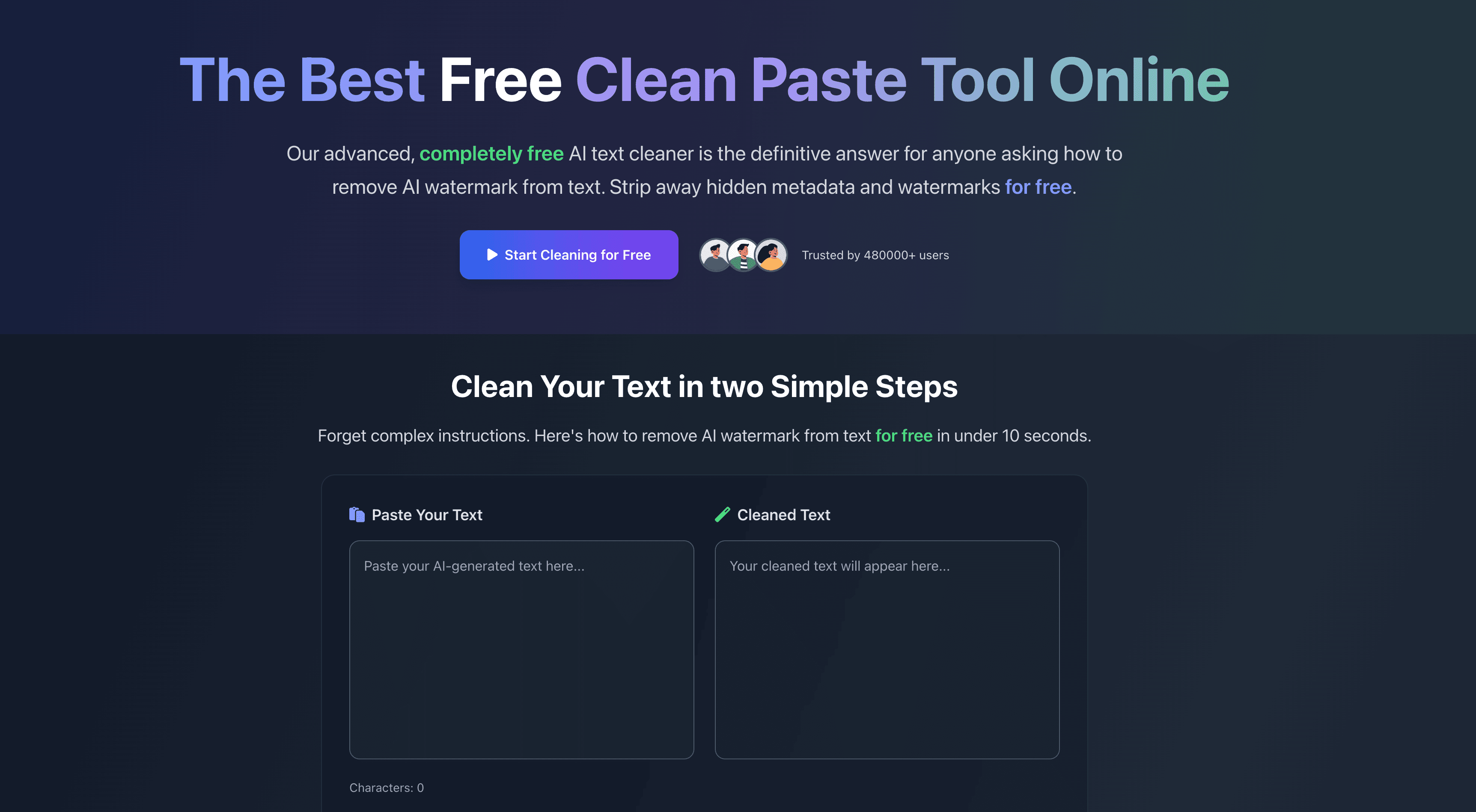 Clean Paste screenshot 1