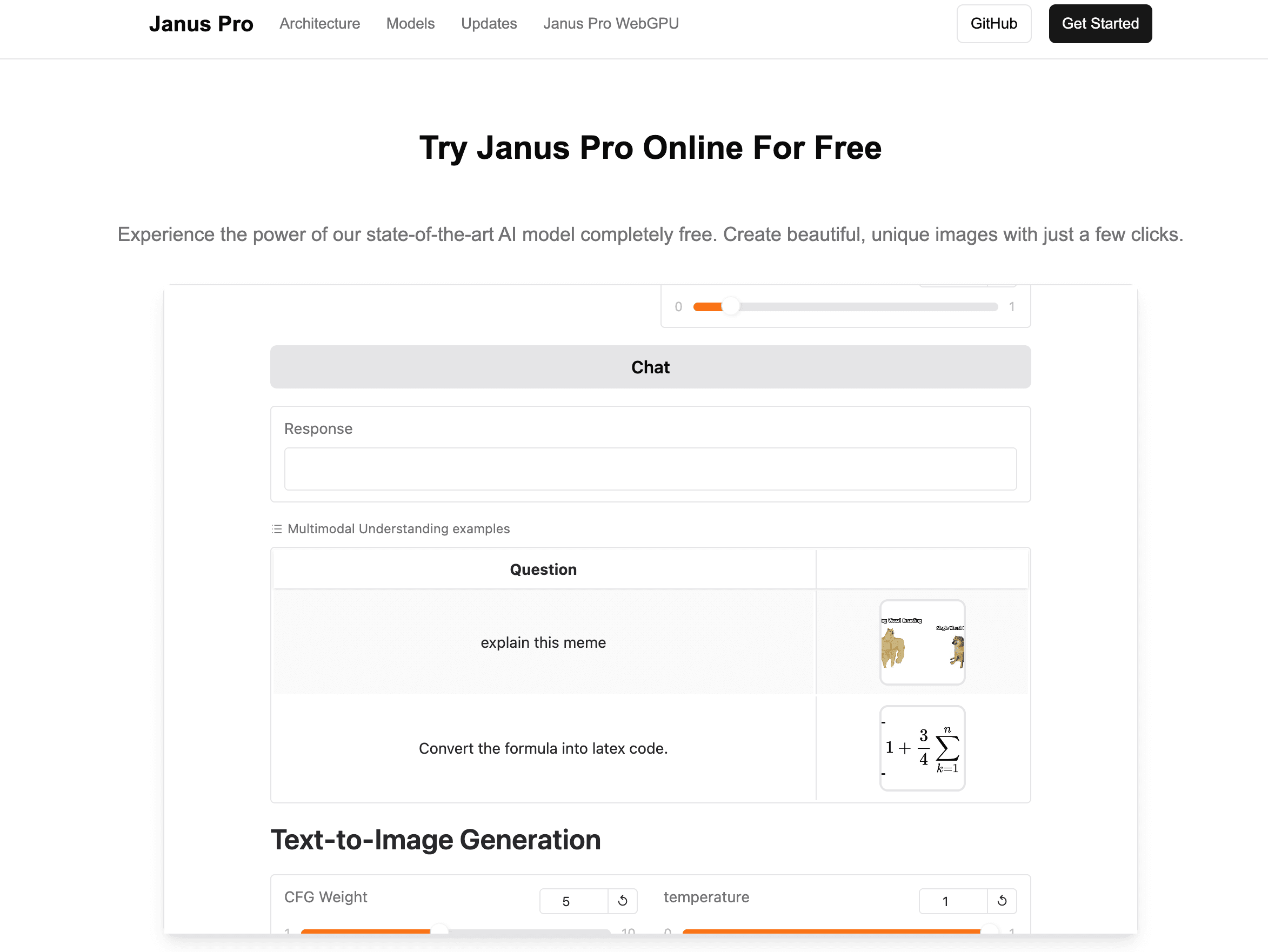 Janus Pro screenshot 1
