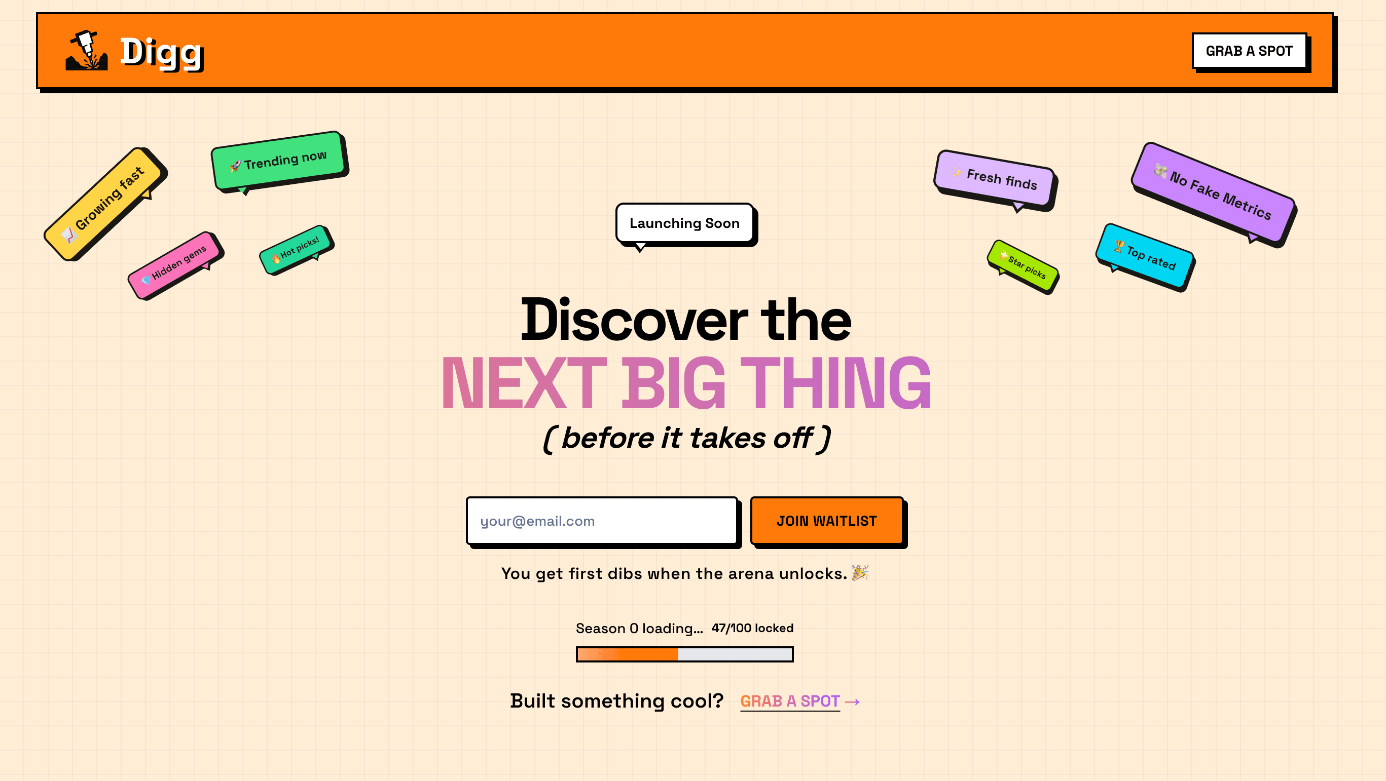 Digg screenshot 1