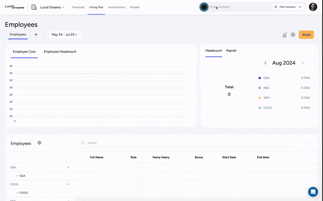 Lucid Financials screenshot 1