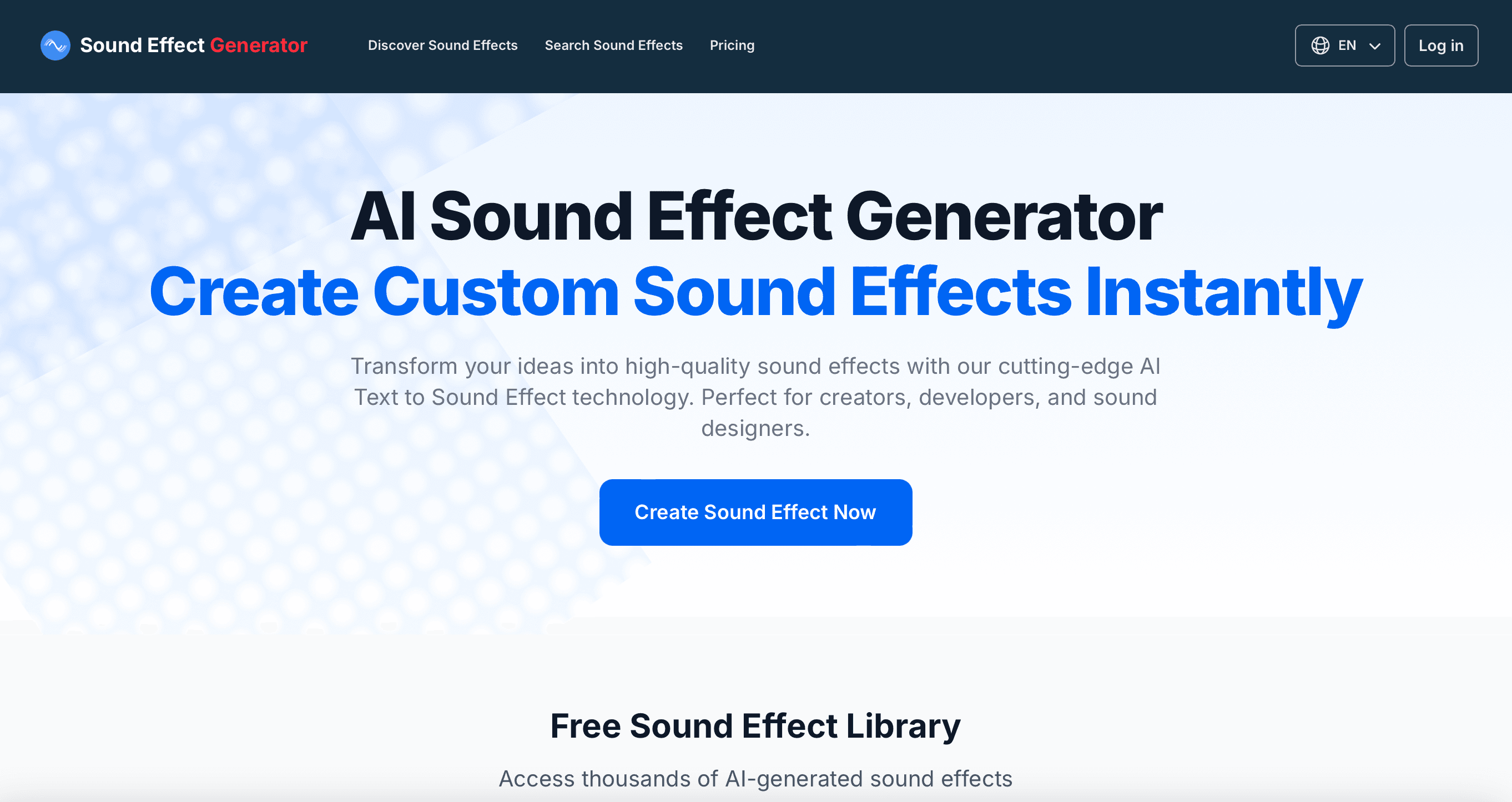 SoundEffectGenerator screenshot 1