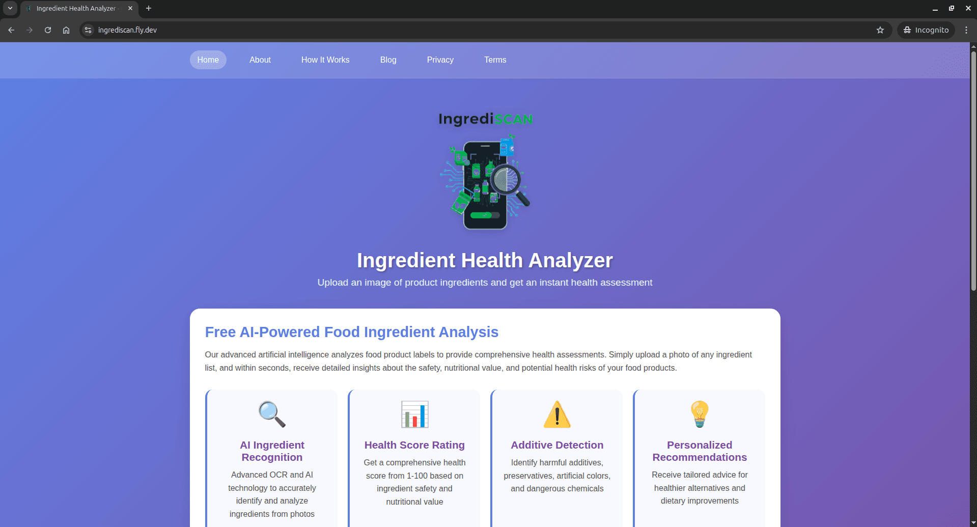 IngrediScan screenshot 1