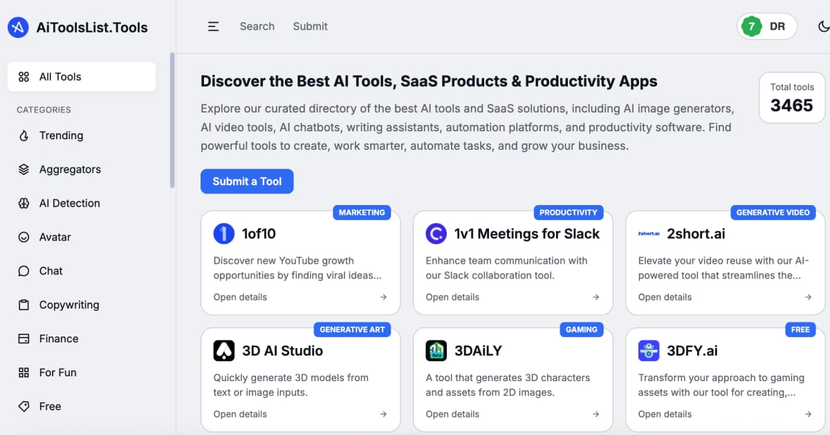 aitoolslisttools screenshot 1
