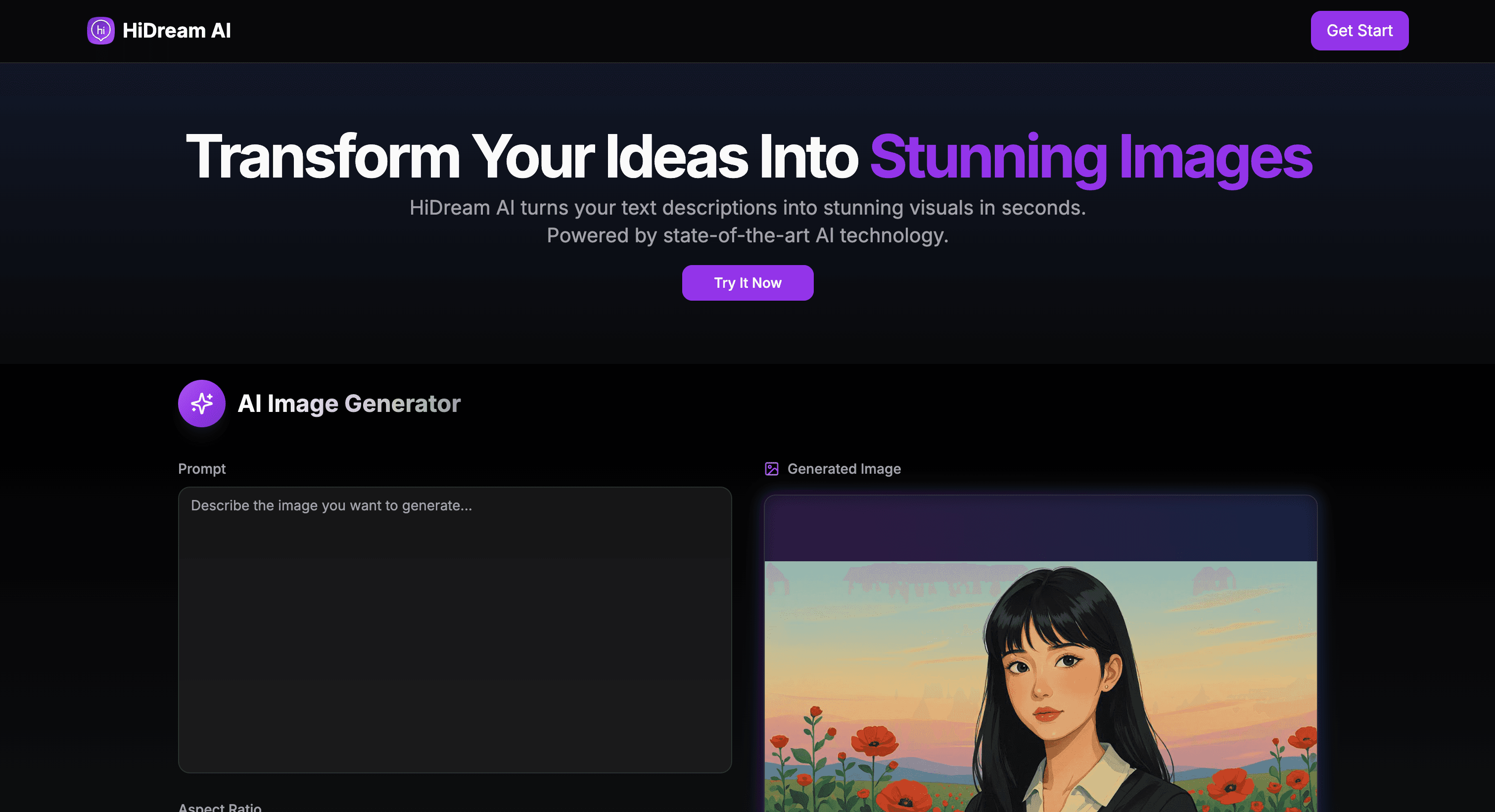 HiDream AI screenshot 1