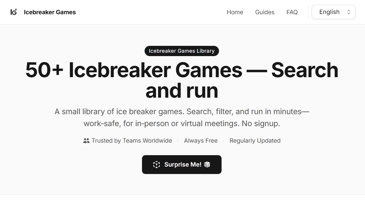 Icebreaker Games screenshot 1