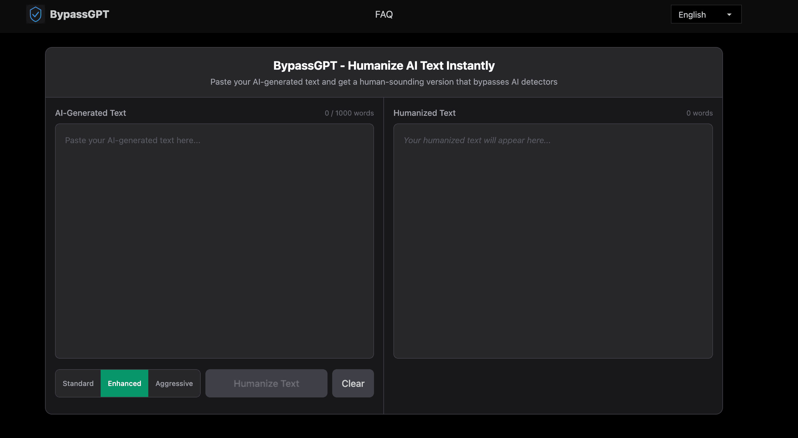 ByPassGPT screenshot 1