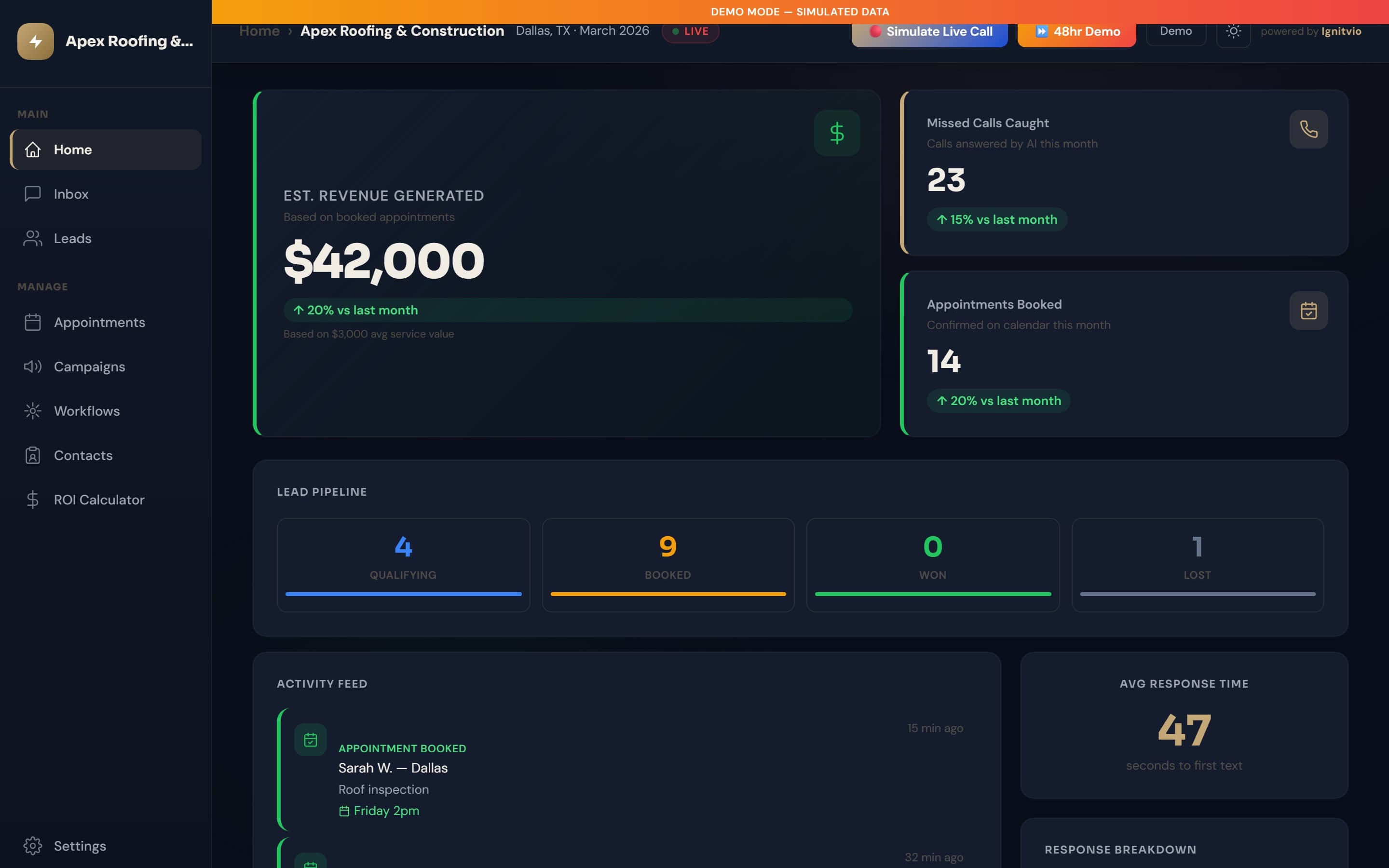 Ignitvio screenshot 1