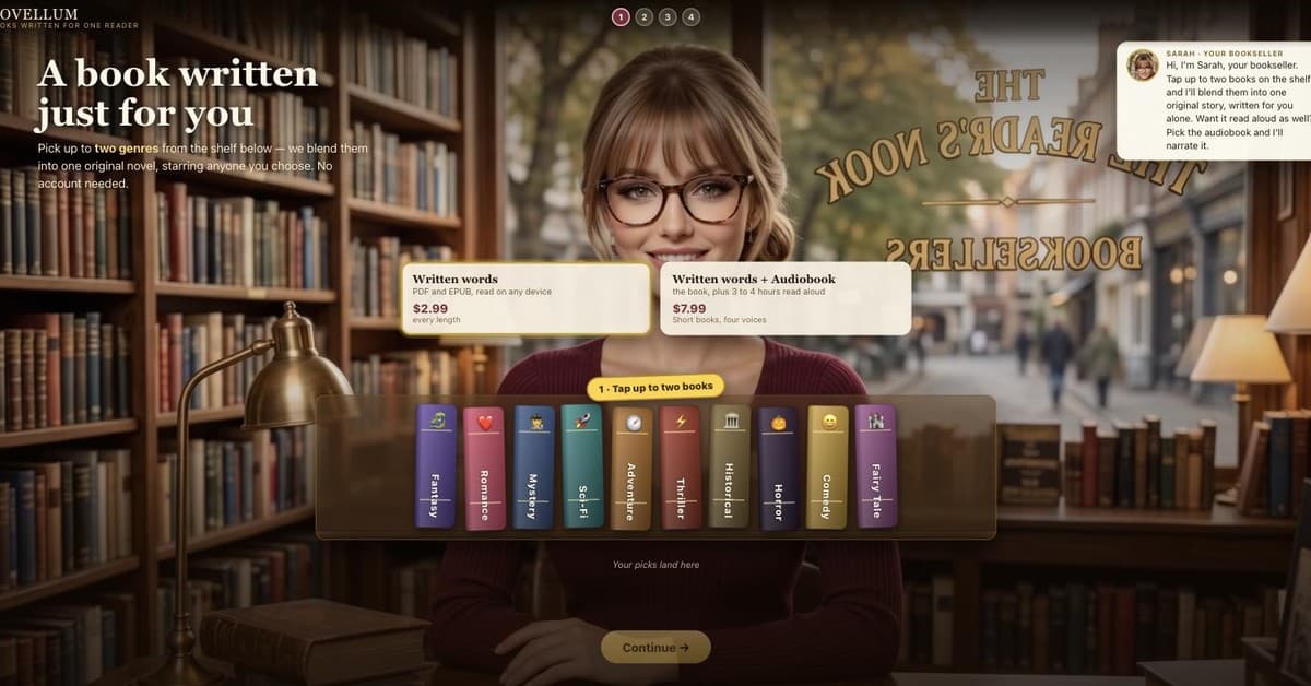 Novellum screenshot 1