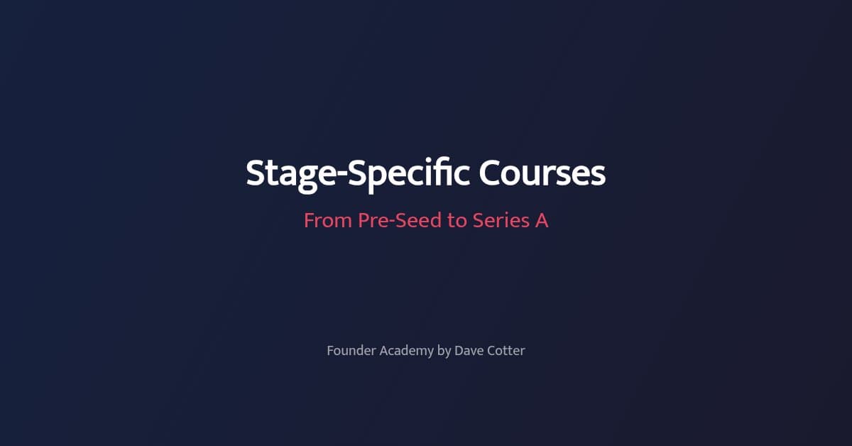Founder Academy by Dave Cotter screenshot 1