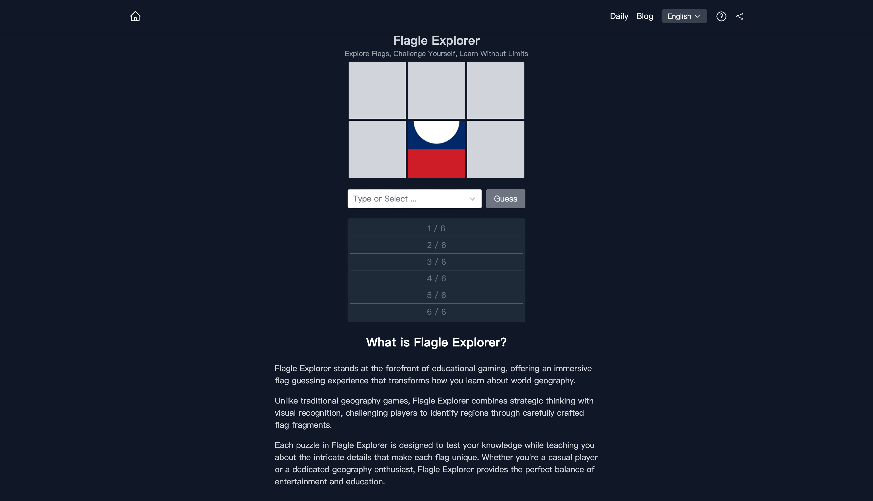 Flagle Explorer screenshot 1
