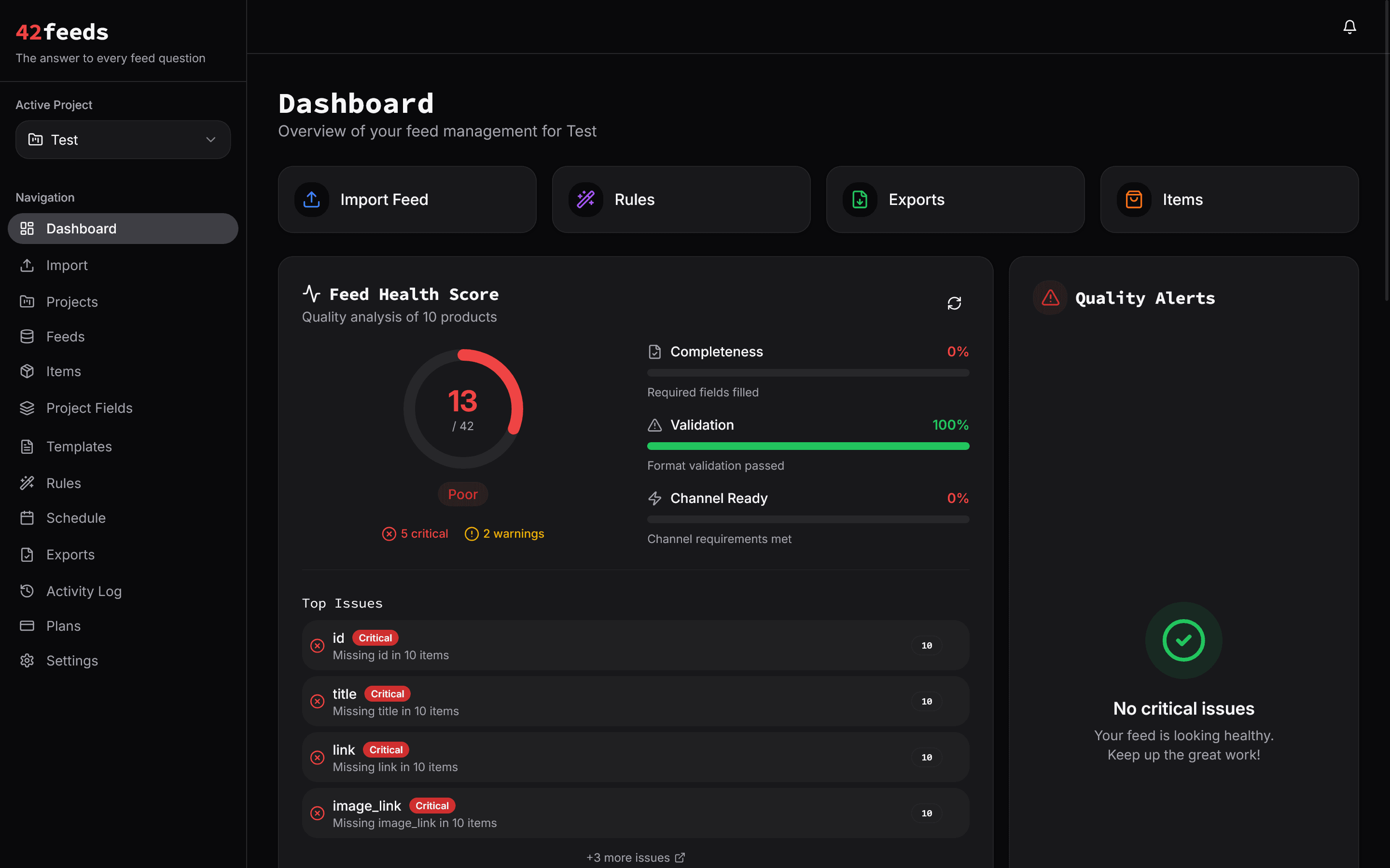 42feeds screenshot 1