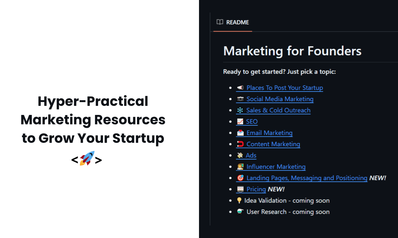 Marketing for Founders screenshot 1