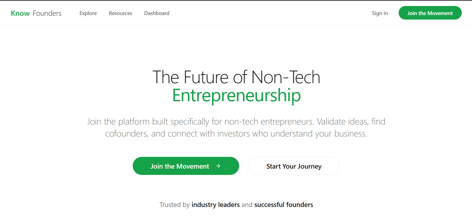 Know Founder screenshot 1