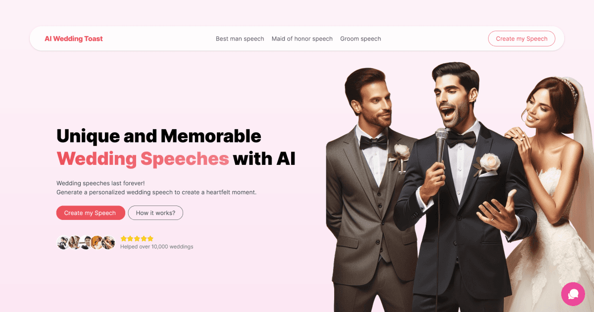 AI Wedding Toast screenshot 1