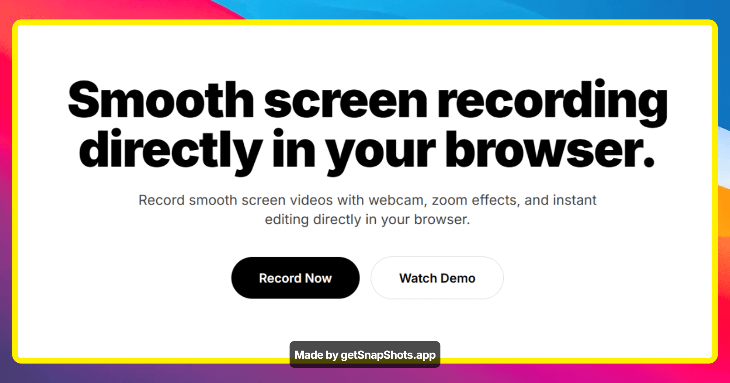 Screen Flowy screenshot 1