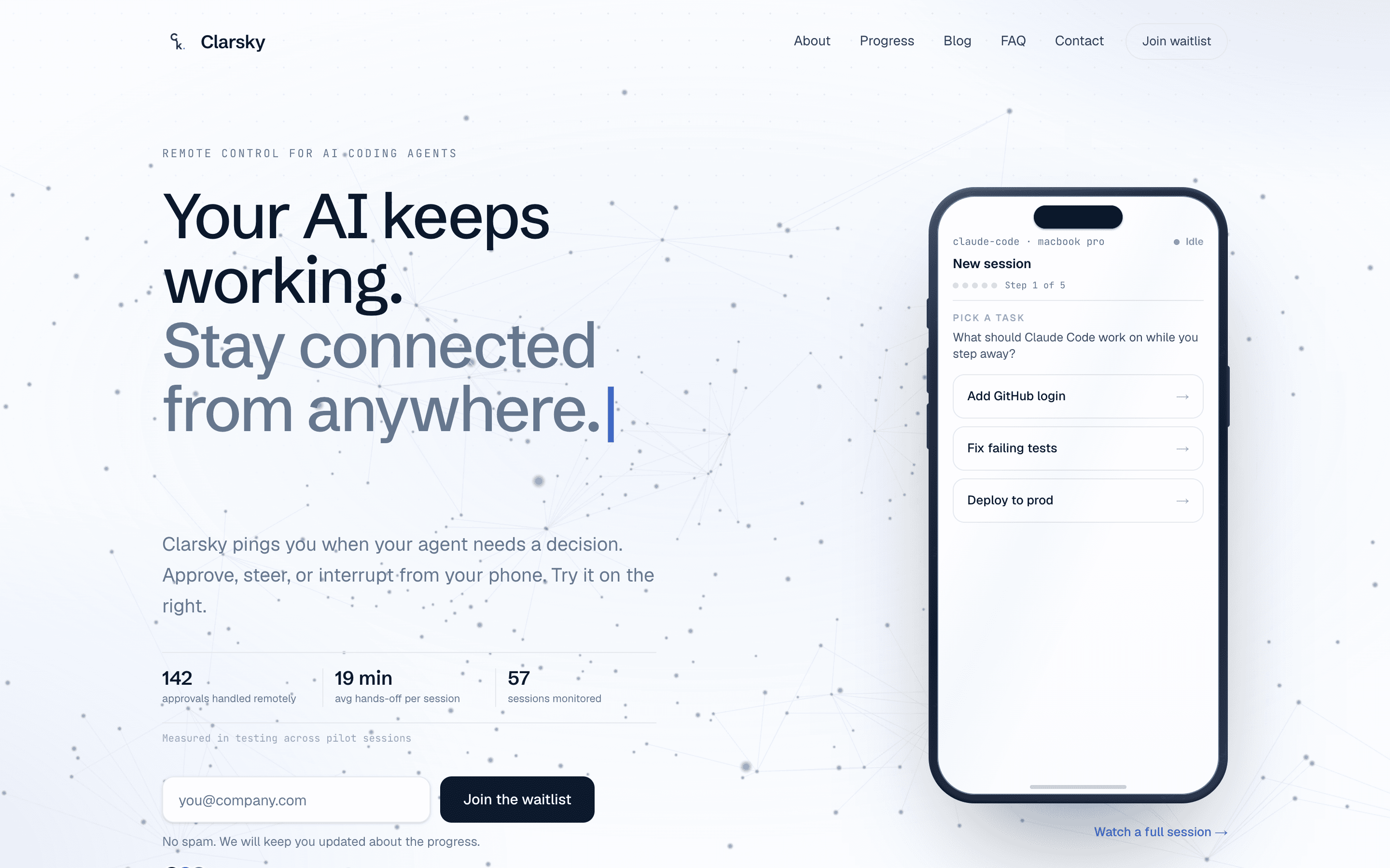 Clarsky screenshot 1